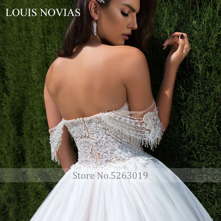 Сексуальное свадебное платье Louis Novias новый дизайн легкое украшенное бусинами