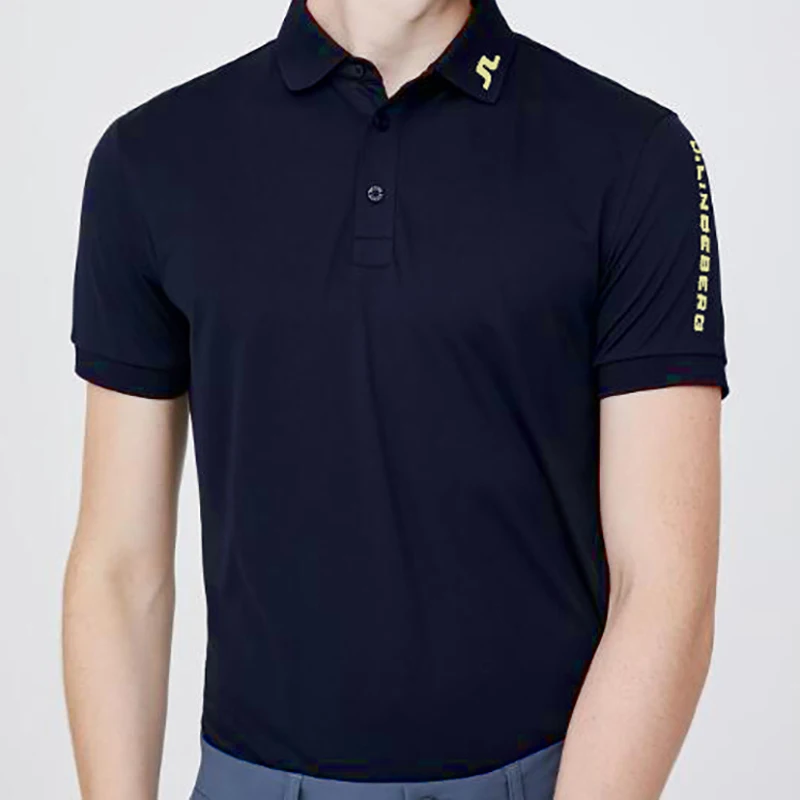 

Golf short-sleeved 2021 summer new men's fast dry GOLF hot T-shirt men's short-sleeved top POLO shirt jersey