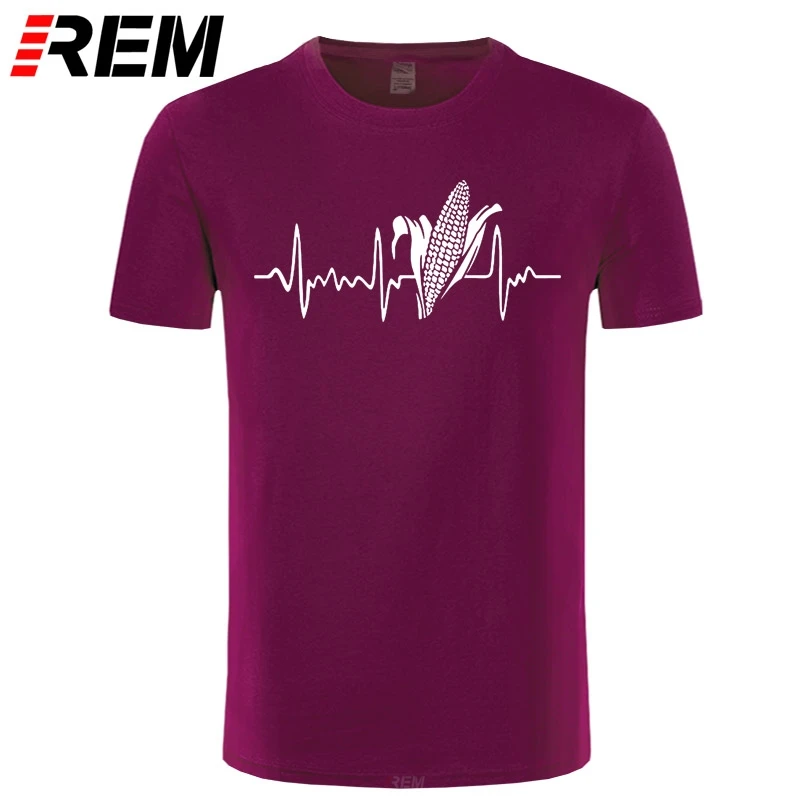 REM Corn Heartbeat - Cob футболка крутая забавная мужские высококачественные футболки для