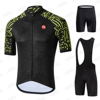 2021 cycling quick dry cycling sets mountain bike uniform summer mens cycling jersey set road bicycle jerseys mtb bicycle wear