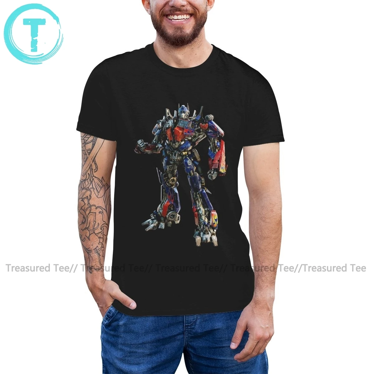 

Optimus футболка Optimus Prime CGI 2 футболка Мужская большая футболка Базовая забавная футболка с коротким рукавом
