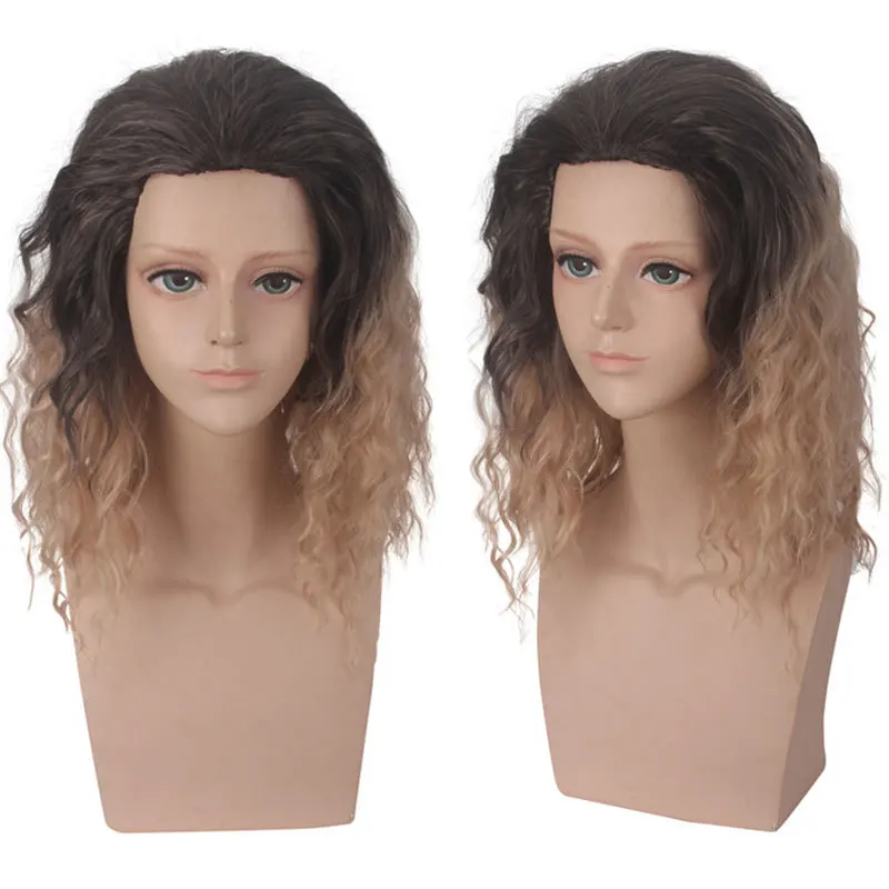 Парик для косплея аниме Аквамен Артур Карри термостойкие Вьющиеся Волосы