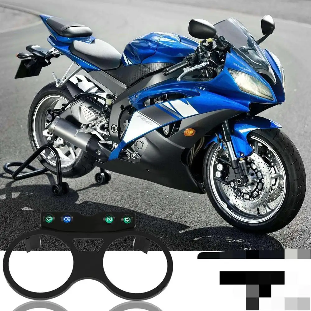 Мотоцикл спидометр черный одометр нижний метр крышка для Yamaha Ybr 125 Ed 2005 2009 Abs