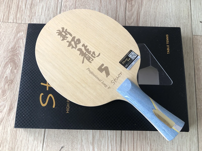Ракетка Ma Long 5 карбоновая для настольного тенниса ракетка пинг понга FL CS ST длинная