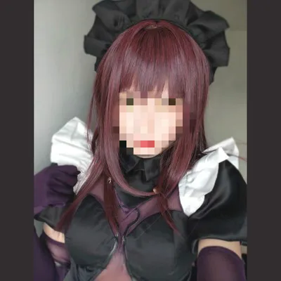 FGO судьба Grand ДЛЯ СКАТА Косплей Длинные Фиолетовый парик синтетические волосы