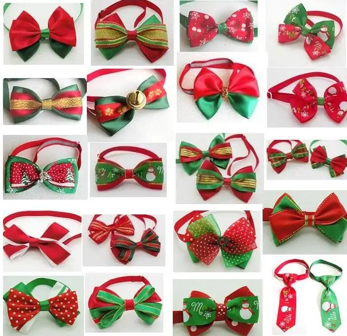 100 шт./лот) на День святого Валентина, Рождество, праздник, собачьи Галстуки, аксессуары для галстуков, кошек, собак, Товары для отдыха, товары для ухода, товары для Y1-2 - Цвет: mixed color  100pc