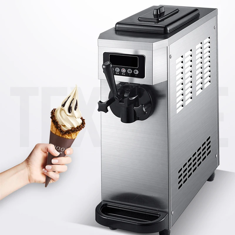 

Машина для мороженого Коммерческая Автоматическая маленькая настольная конусная машина для мороженого мини машина для мороженого