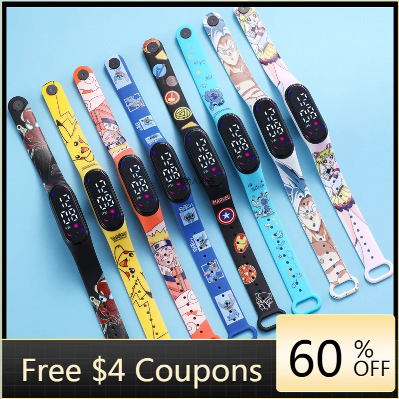 

M6 Men's and Women's Sports Smart Watch, Cartoon Printed Sports Monitor, Bluetooth Children's Waterproof Wristband, fitness