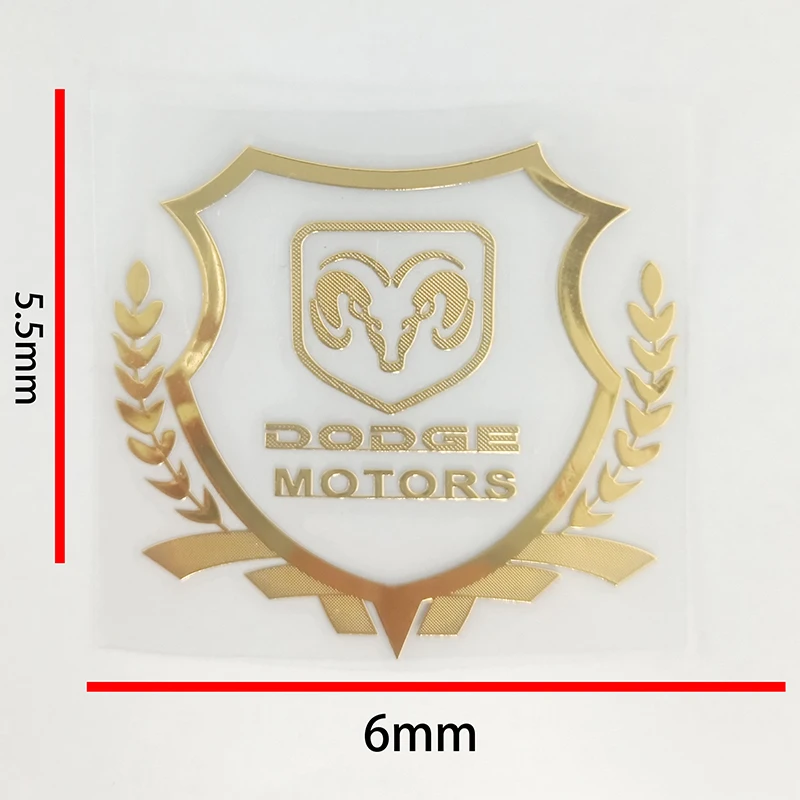 1 шт. 3D металлический автомобиль Стикеры эмблема с нашивками для Dodges Challenger
