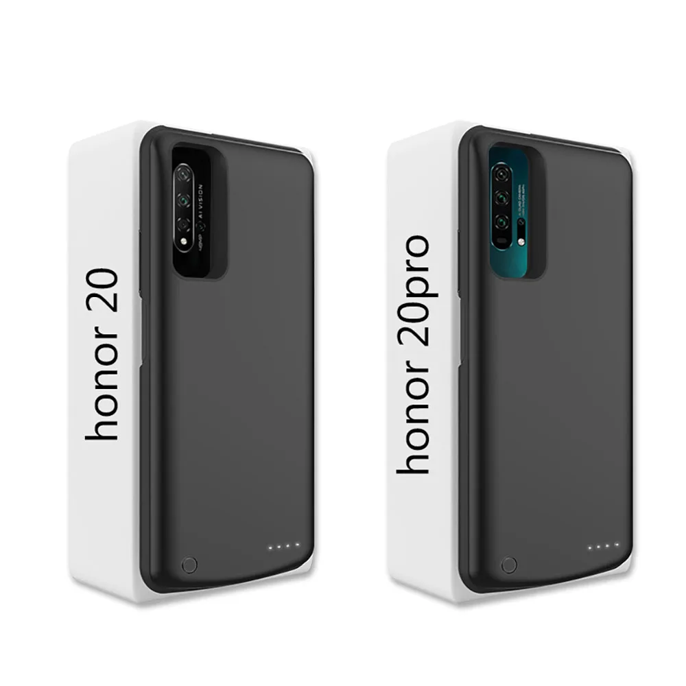 Для huawei Honor 20 Pro Nova 5 Pro 6500 мАч, чехол для зарядного устройства, расширенный аккумулятор, резервный источник питания, защитный чехол, чехол для задней панели, Fundas