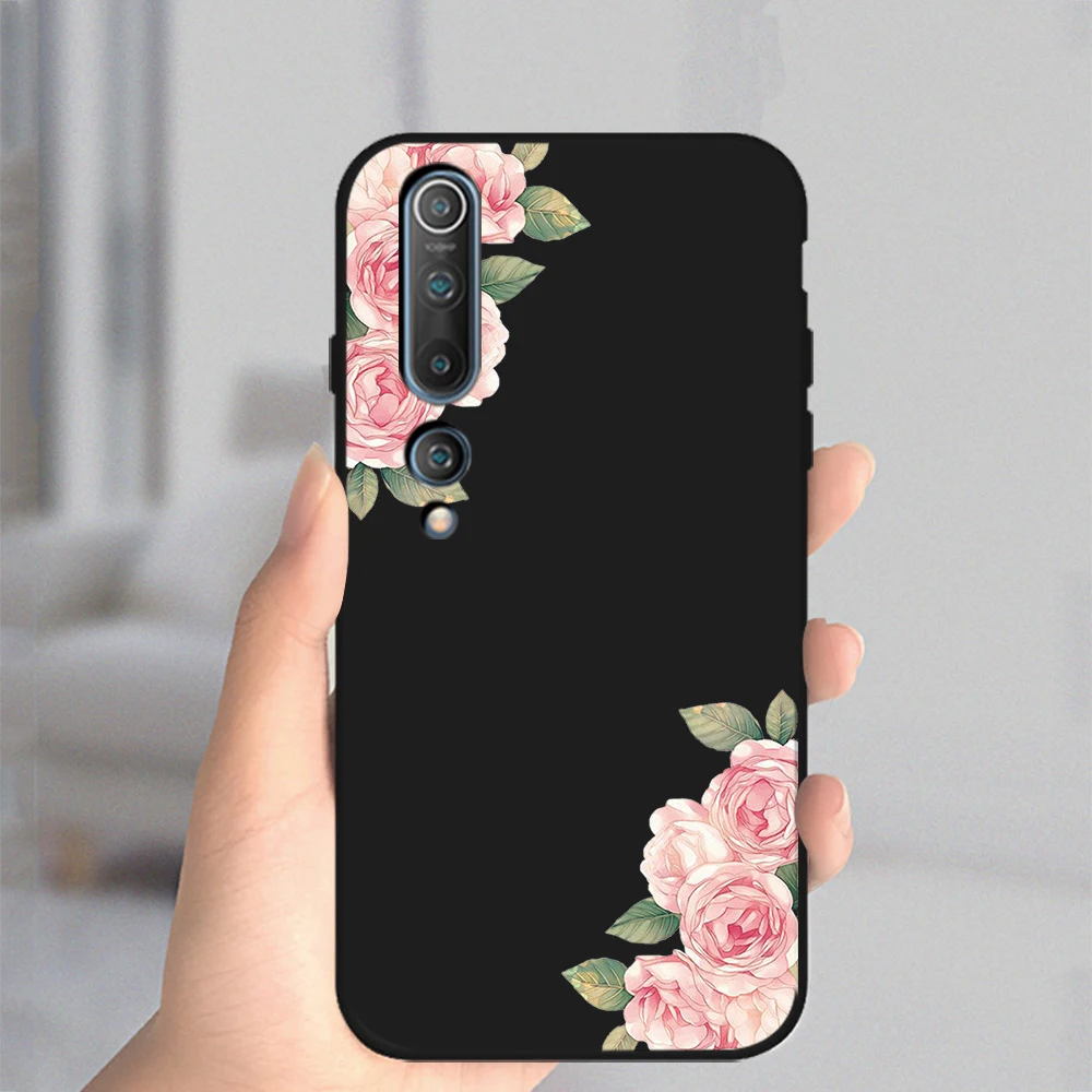 

Rose Floral Case For Xiaomi Redmi Note 10 9 8 7 9T 8T Pro MAX 9A K40 MI Note 11 10 9 10T Pro SE F3 X3 Soft TPU Phone Back Fundas