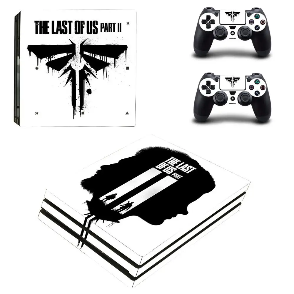 Виниловая наклейка на кожу для консоли Sony Playstation 4 и 2 контроллеров PS4 Pro последняя