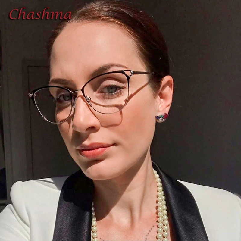 Модные оптические очки Chashma женские градиентные с прогрессивным