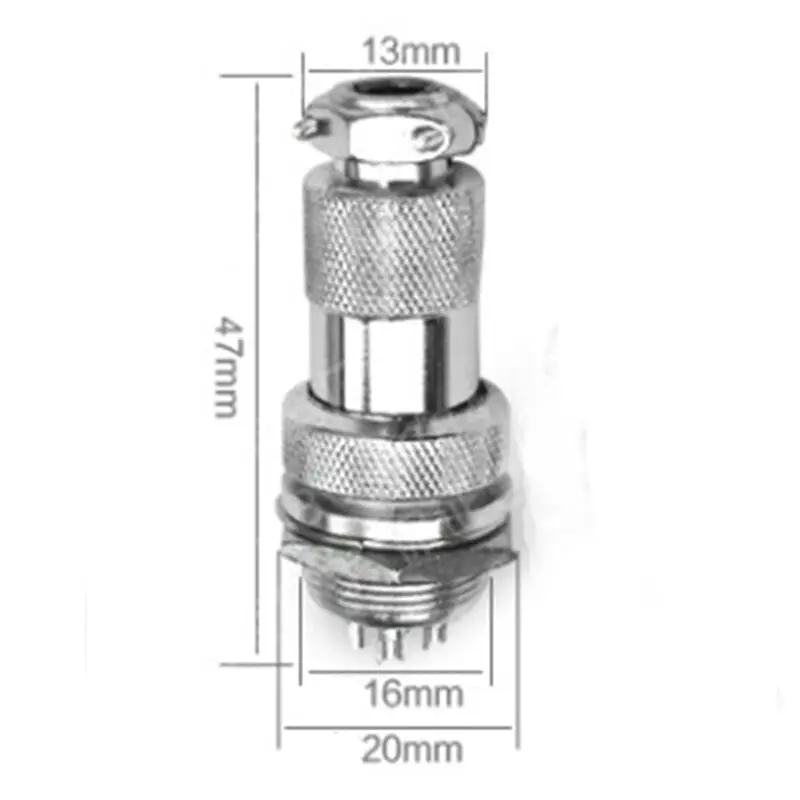 1set GX16-2/3/4/5/6/7/8/9 Pin Male &amp Female Diameter 16mm Wire Panel Connector GX16 Circular Aviation Socket Plug |