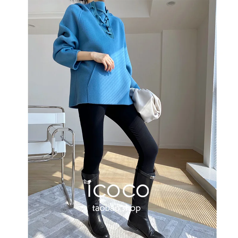 

New shirt Small high classic 100 fine wool fleece type coat reduction of age women hoodie coat can customized big size