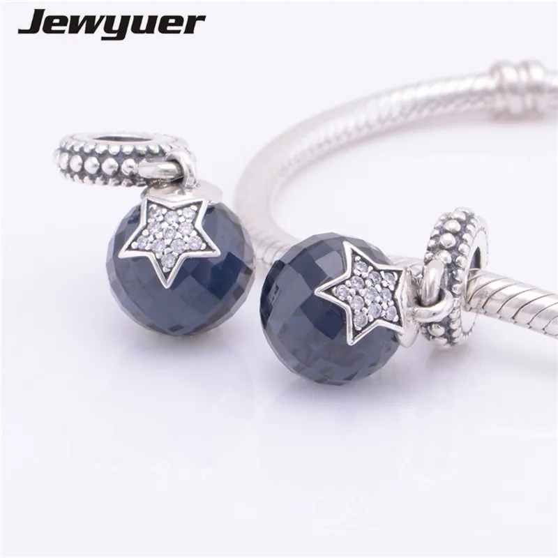 Fit bracelet Diy assessories silver Star charms 925 Sterling jewelry pendants for making wholesale DA106 | Украшения и аксессуары