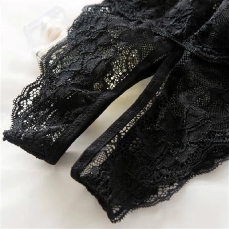 Трусики с вырезами размера плюс M-4XL женское сексуальное нижнее белье кружевные
