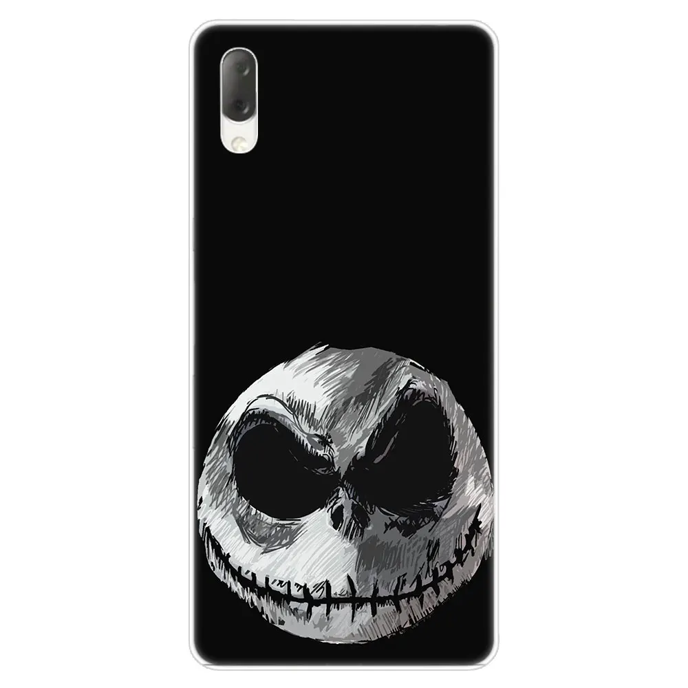 Горячая Джек Скеллингтон жесткий чехол для Sony Xperia L1 L2 L3 X XA XA1 XA2 XA3 ультра 10 плюс E5 XZ XZ1 XZ2 компактный XZ3 XZ5 2 20 крышка