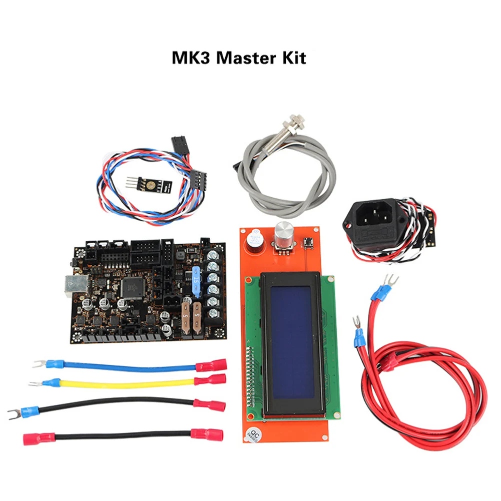 Новый Einsy Rambo 1.1A материнская плата + 2004 lcd датчик нити PINDA V2 мощная панель паники для