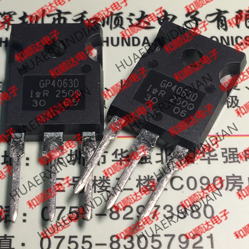10 шт./лот Новый и оригинальный IRGP4063DPBF IRGP4063D TO-247 IGBT 600V 96A | Электронные компоненты