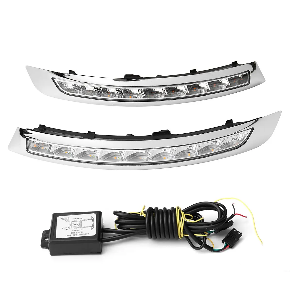 Led Drl для Volvo XC90 2007 2008 2009 2010 2011 2012 2013 автомобильный передний бампер дневной ходовой