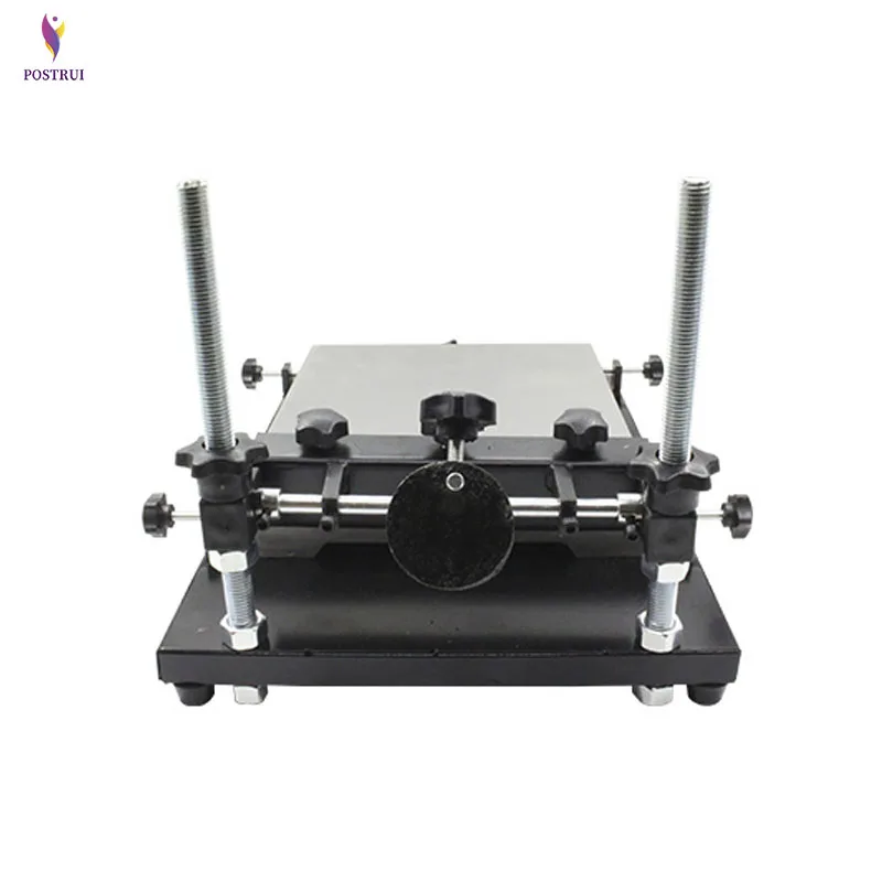 Одноцветный Трафаретный принтер футболки трафаретная печатная машина плоский