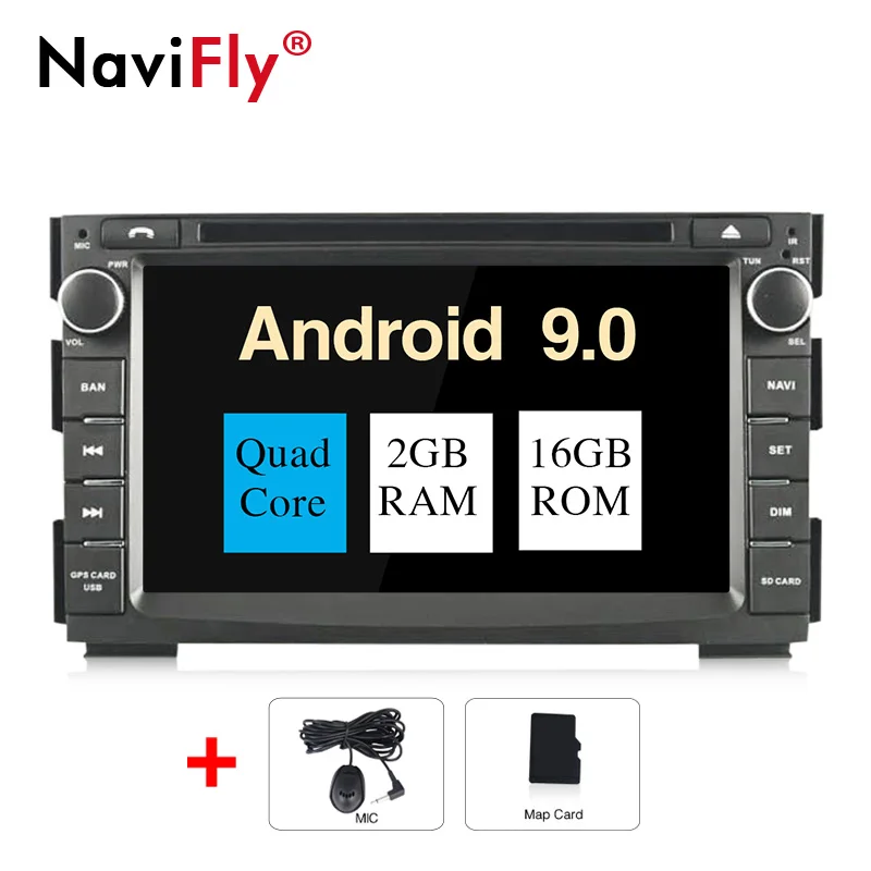 px30 NaviFly Android9.0 OctaCore 4 Гб ОЗУ 64 Гб ПЗУ 2din Автомобильная магнитола для KIA Venga Автомобильный мультимедийный плеер gps dvd-плеер wifi DVR - Цвет: px30