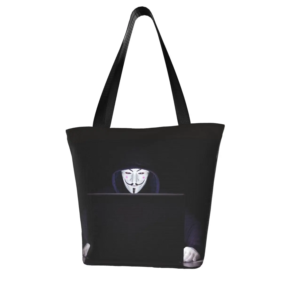 3D Hacker Shopping Bag Aesthetic Cloth Outdoor Handbag Female Fashion Bags