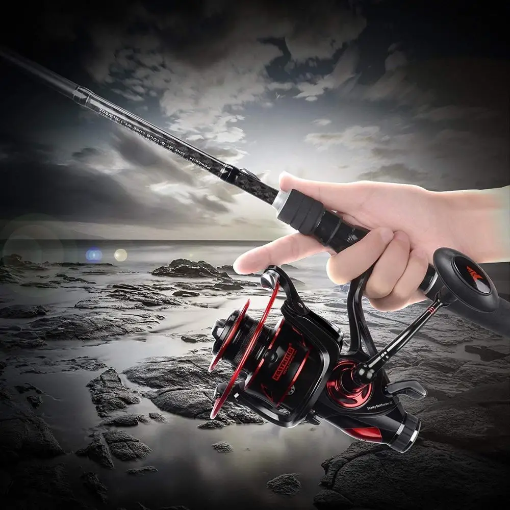 

12KG Drag Carp Fishing Reel with Extra Spool Front and Rear Drag System Freshwater Spinning Reel