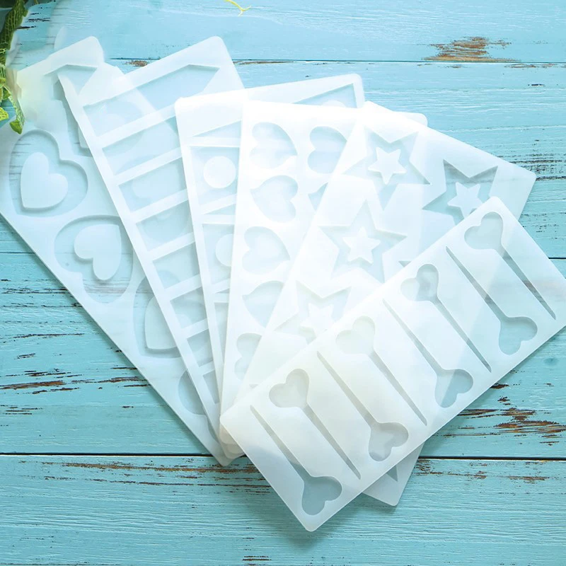 1 шт. романтическое сердце розовый Силиконовый Шоколад формы для выпечки торта