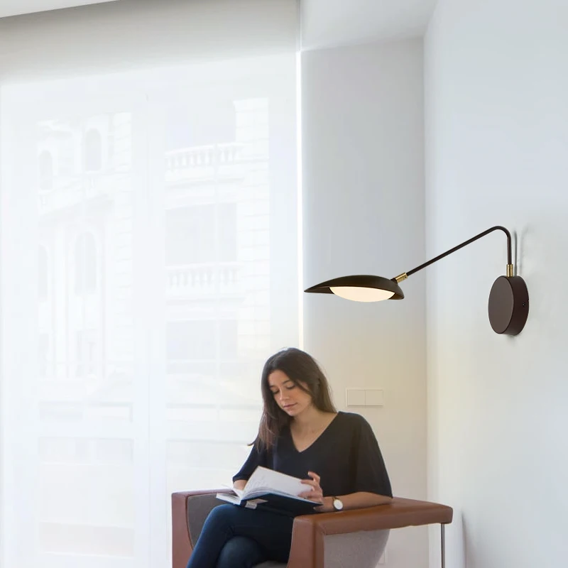 

Retro industrial LED wall lamp attic porch corridor lighting living room bedroom study wall lamp