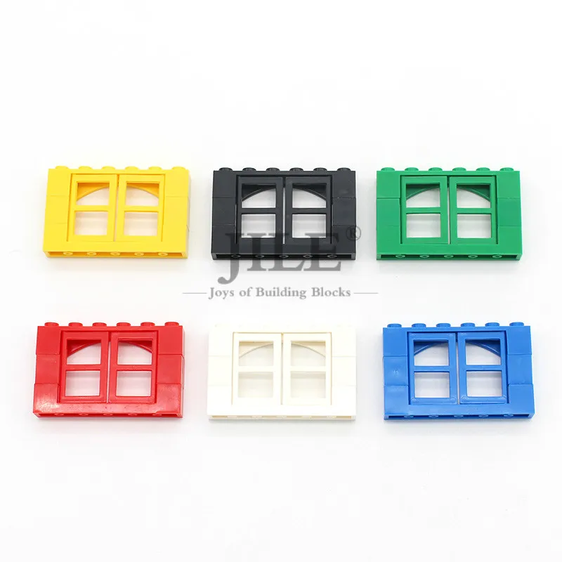 Конструктор Moc окно дверь городской уличный вид дом сделай сам просвечивающие