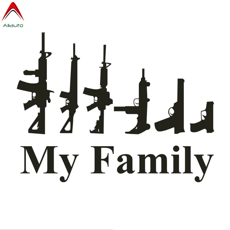 Автомобильная наклейка Aliauto для моей семьи полевой стрельбы автомобилей