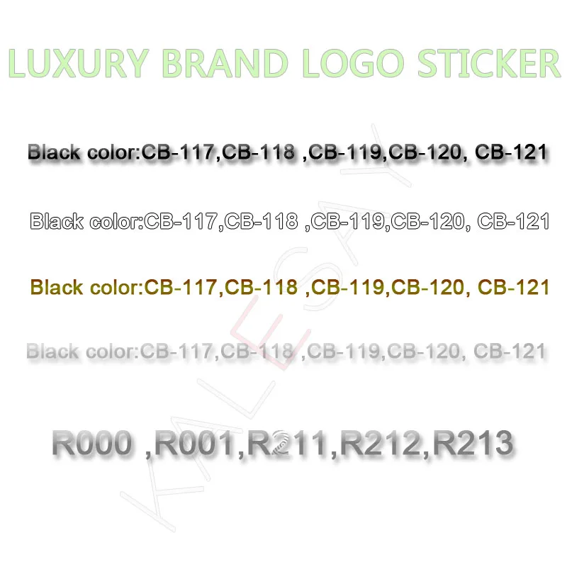 Наклейки для ногтей s Белый Черный известный бренд дизайн Наклейка маникюра