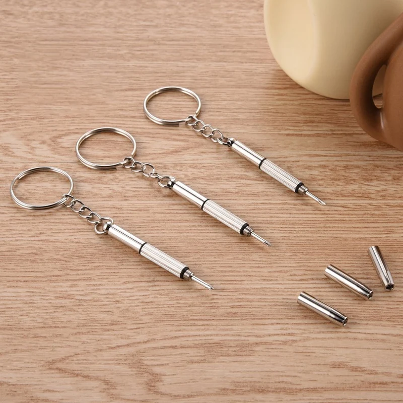 100 шт./упак. 3 в 1 футляр для очков отвёртка солнечных очки часы набор инструментов