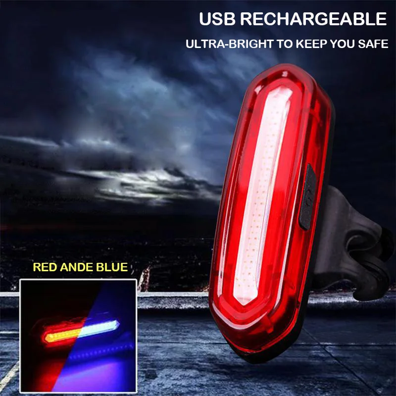 Велосипедный задний фонарь 120 лм зарядка через USB|Велосипедная фара| |