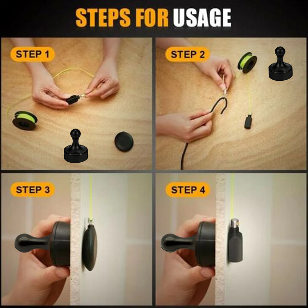 

Puller Snap Wire Guider Cable Puller Magnetic Threader Professional Wiremag Wire Drawing Machine Wire Running Device