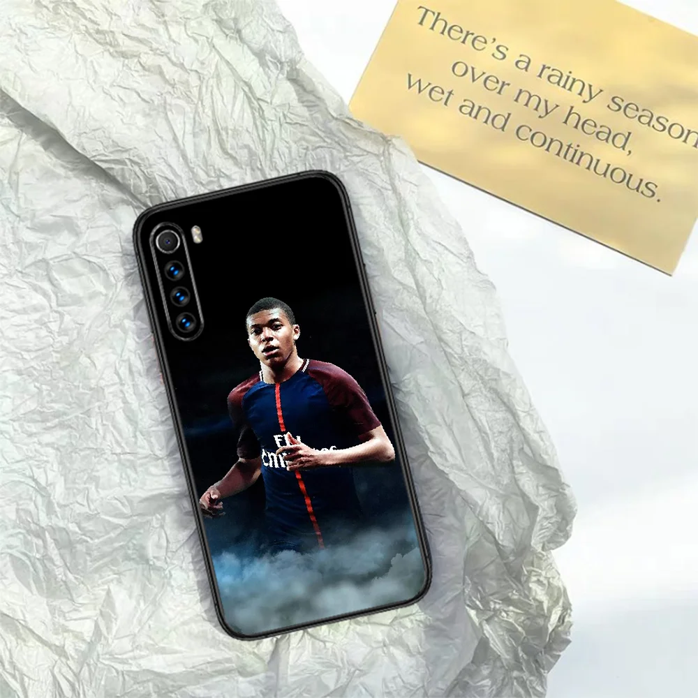 

Kylian Mbapp Football Phone Case For XIAOMI Redmi Note 5 7 8 T 9 6A 7A 8A 9S K 20 30 Pro black Prime Trend Cell Painting Shell