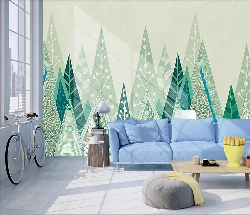 Настенное покрытие XUE SU современный фон для гостиной спальни с ручной росписью