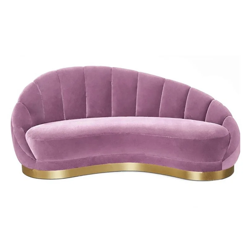 Светильник класса люкс нержавеющая сталь офис зал кожаный диван с тканевой