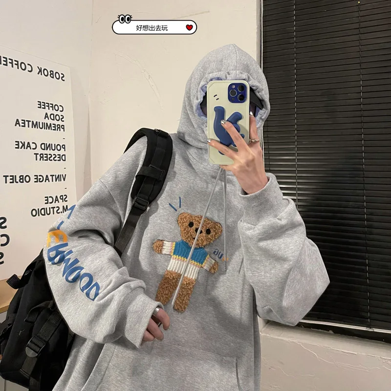 

2021 new women's sweater hoodie pullover casual cotton printed sweater