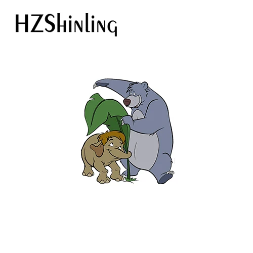 Новинка 2021 Kawaii The Jungle Book Mowgli бахира Шелли Као брошь из акриловой эпоксидной смолы
