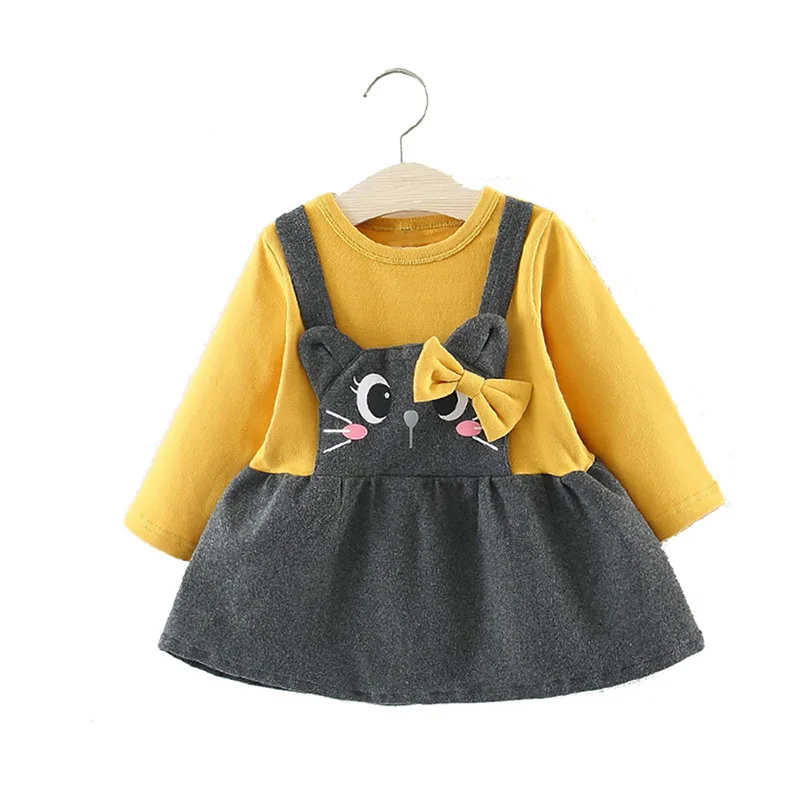 

2020 new autumn children's clothing dress for girls girls baby cartoon cute children princess dress party dresses girls