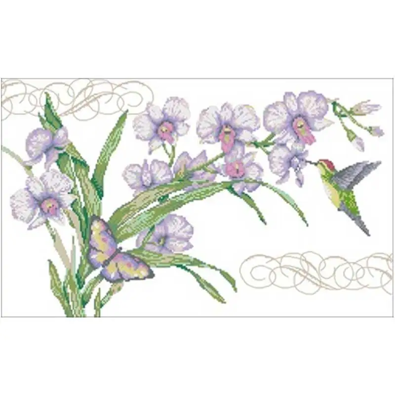 

Hummingbird patterns Counted Cross Stitch 11CT 14CT 18CT DIY Chinese Cross Stitch Kits Embroidery Needlework Sets home decor