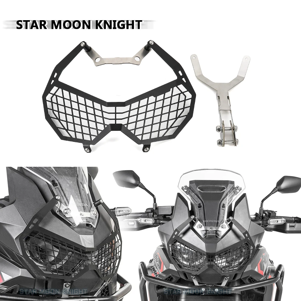 

For Honda Africa Twin CRF1100L L1 CRF 1100 L 2020 2021 Motorcycle Accessories Headlight Guard Protector Cover Protection Grill