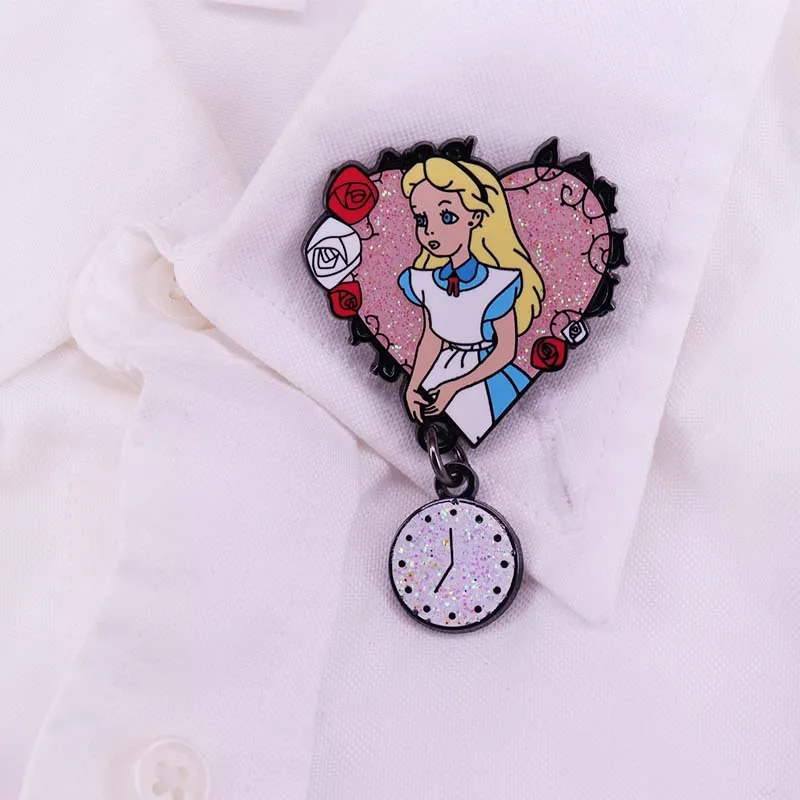 Милый эмалированный значок LT1124 в стиле аниме для фотосъемки | Украшения и