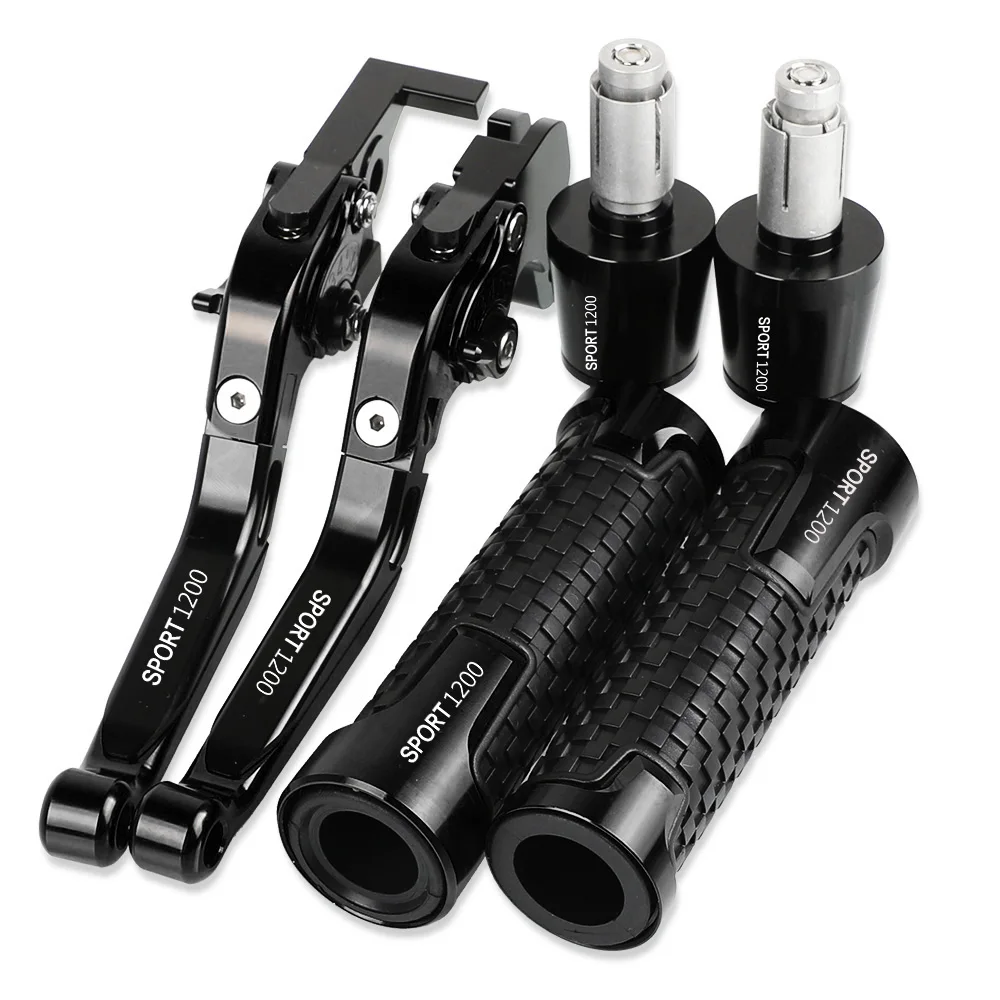 

Motorcycle Aluminum Brake Clutch Levers Hand Grips Ends For Moto Cuzzi 1200SPORT 1200 SPORT 2007 2008 2009 2010 2011 2012 2013