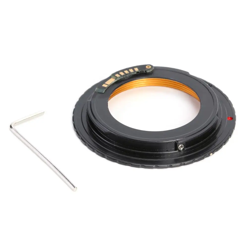 M42-EOS Adapter Ring Copper Electronic Chip 3 AF Confirm Electronic Focus Accuracy Flexible For Canon DSLR 600D 60D images - 6