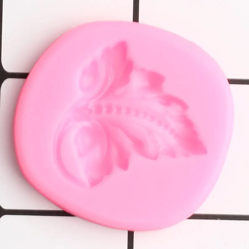 3D ремесленный лист силиконовая форма листья кекс Топпер искусственные украшения