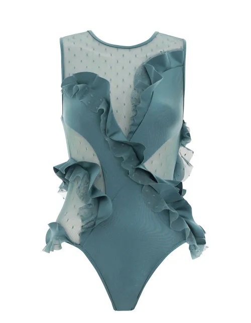 Купальники Для женщин Одна деталь подростковый купальник 2019 цельное Ba R кружева